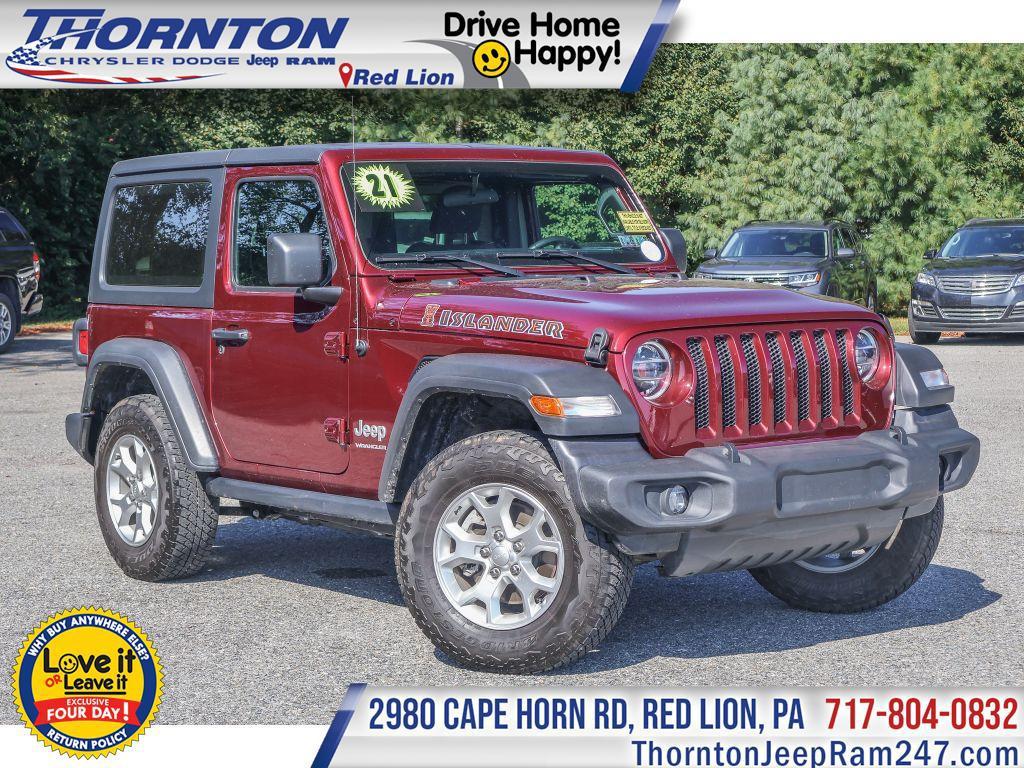 used 2021 Jeep Wrangler car, priced at $32,955