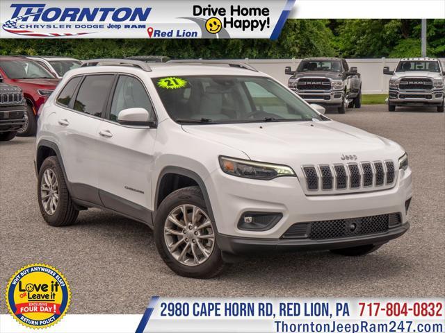 used 2021 Jeep Cherokee car, priced at $23,966