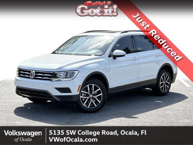 used 2021 Volkswagen Tiguan car, priced at $20,000