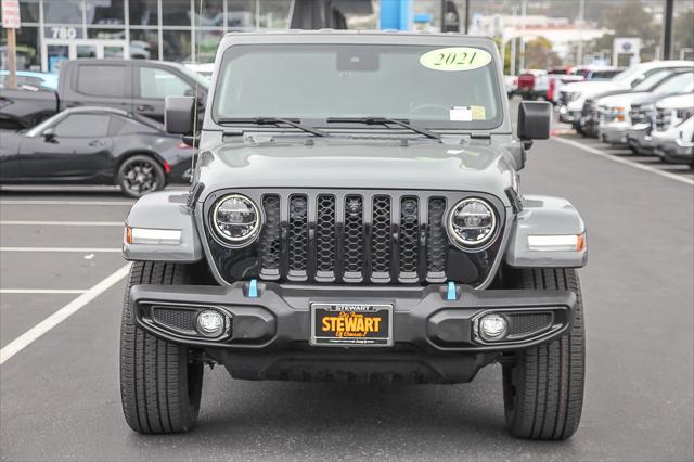 used 2021 Jeep Wrangler Unlimited 4xe car, priced at $31,888