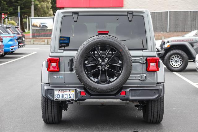 used 2021 Jeep Wrangler Unlimited 4xe car, priced at $33,888