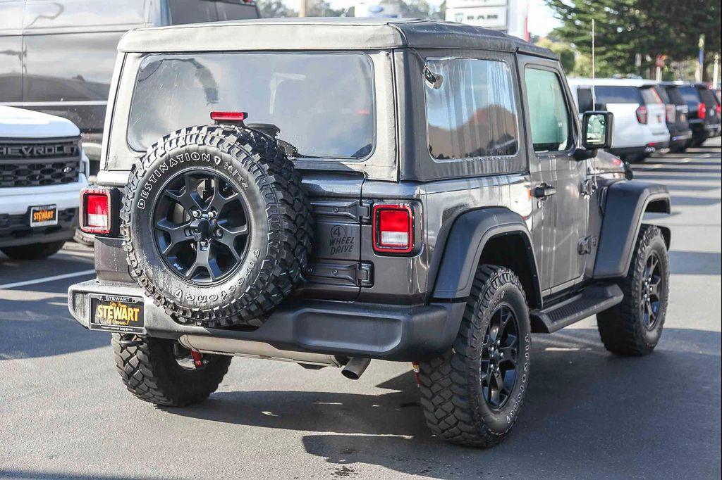 used 2021 Jeep Wrangler car, priced at $29,499
