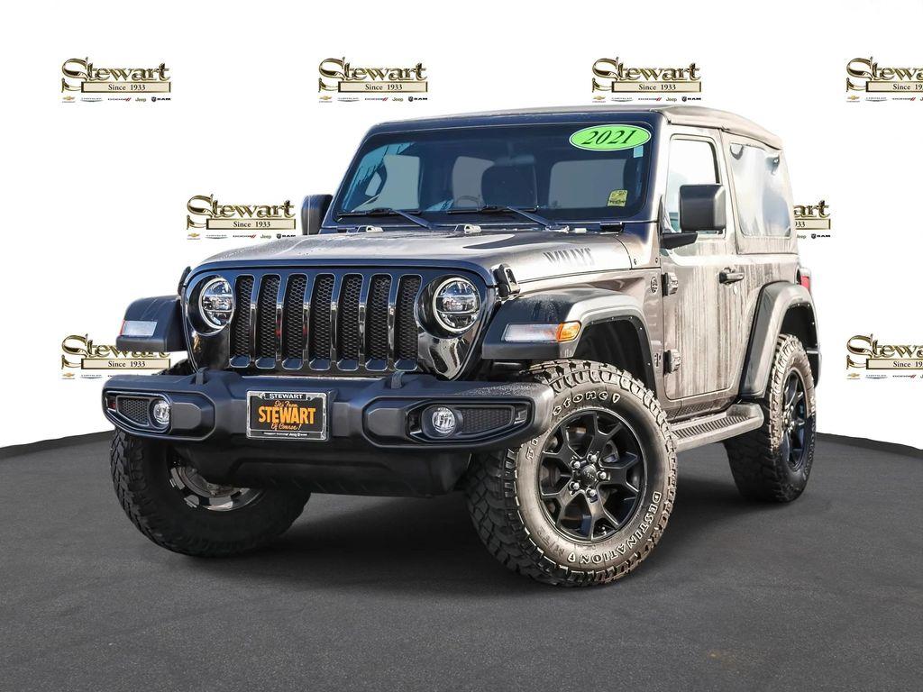 used 2021 Jeep Wrangler car, priced at $26,500