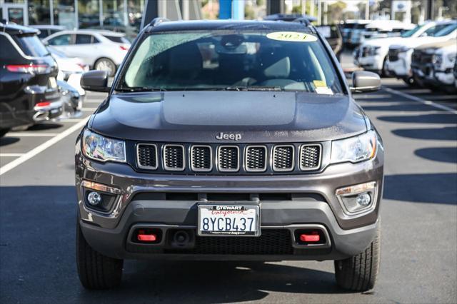 used 2021 Jeep Compass car, priced at $22,588