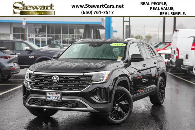 used 2024 Volkswagen Atlas Cross Sport car, priced at $37,888
