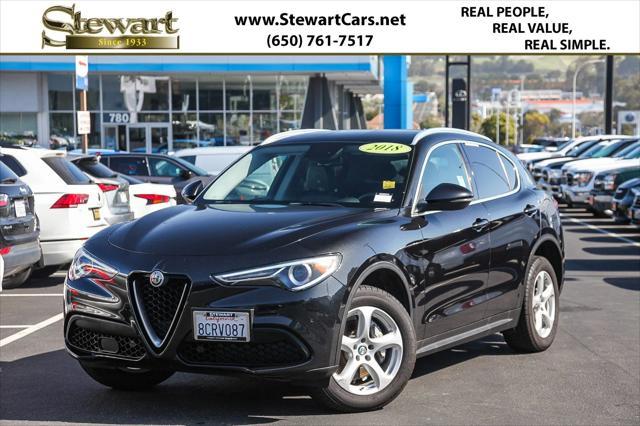 used 2018 Alfa Romeo Stelvio car, priced at $14,888