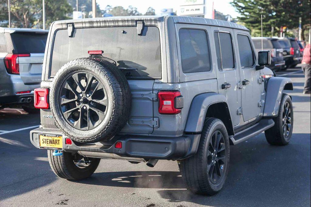 used 2022 Jeep Wrangler Unlimited 4xe car, priced at $33,999
