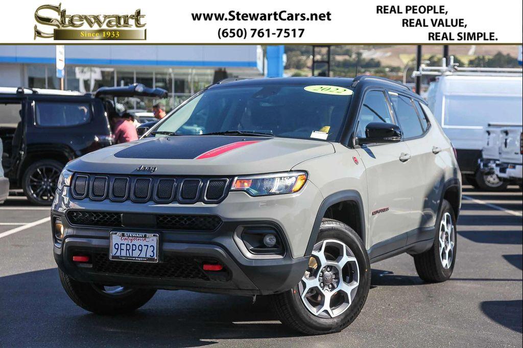 used 2022 Jeep Compass car, priced at $19,588