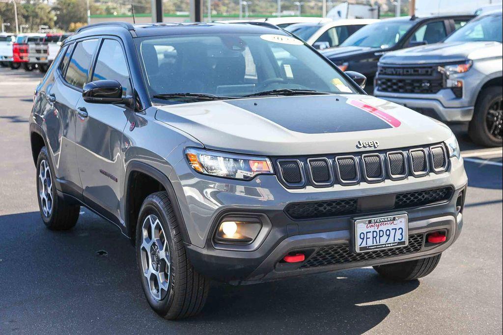 used 2022 Jeep Compass car, priced at $18,999