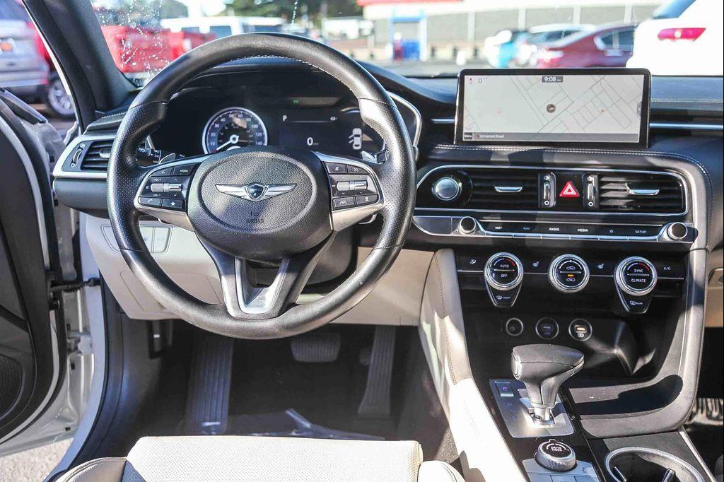 used 2022 Genesis G70 car, priced at $18,000