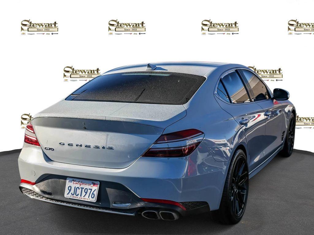 used 2022 Genesis G70 car, priced at $18,000