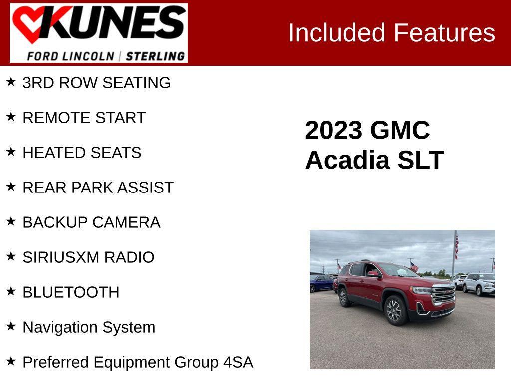 used 2023 GMC Acadia car