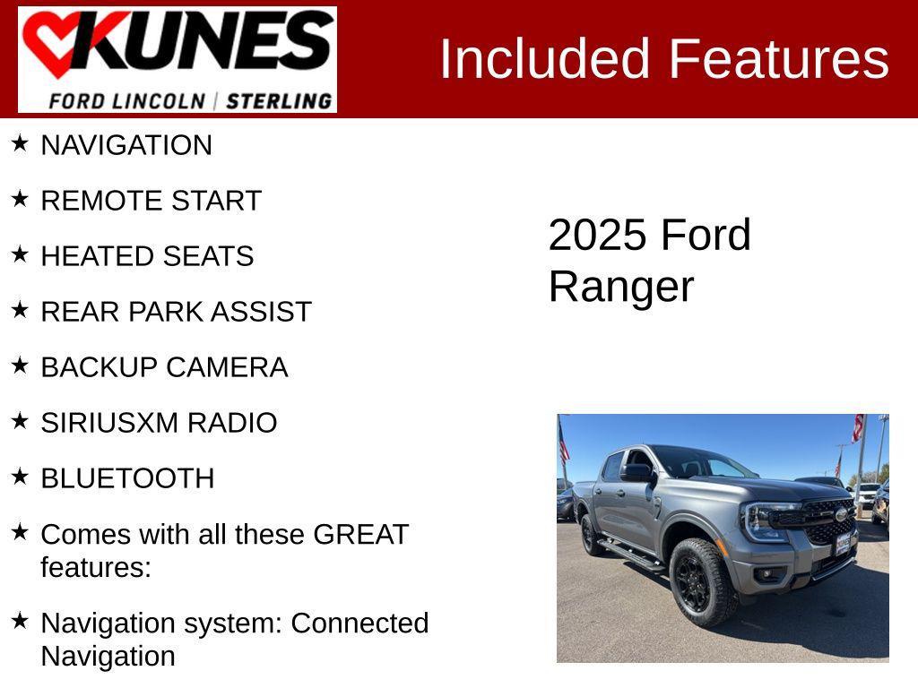 new 2025 Ford Ranger car, priced at $44,365