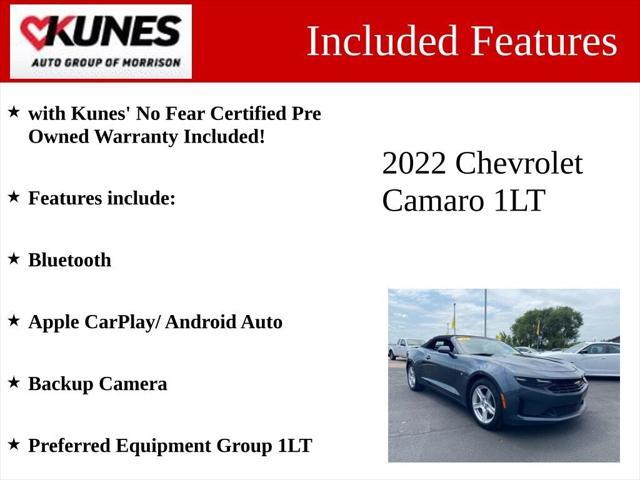 used 2022 Chevrolet Camaro car, priced at $21,994