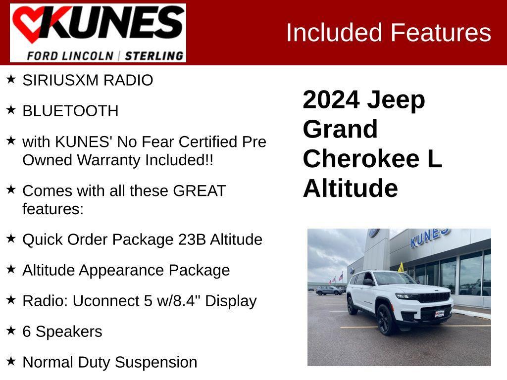 used 2024 Jeep Grand Cherokee L car, priced at $28,987