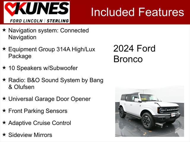 new 2024 Ford Bronco car, priced at $51,405