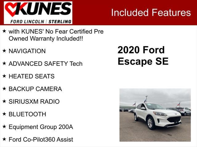 used 2020 Ford Escape car, priced at $16,404