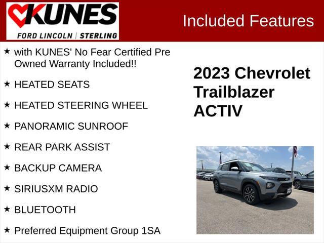 used 2023 Chevrolet TrailBlazer car, priced at $24,660