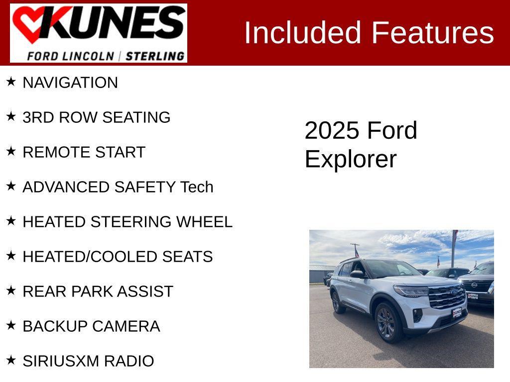 new 2025 Ford Explorer car, priced at $46,106