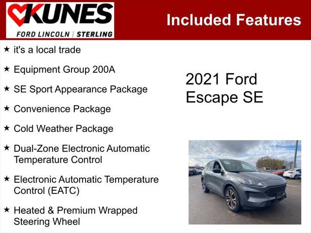 used 2021 Ford Escape car, priced at $19,437