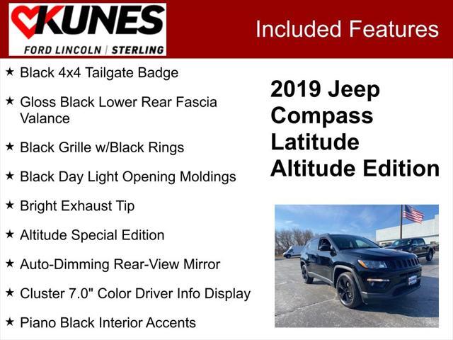 used 2019 Jeep Compass car, priced at $16,760