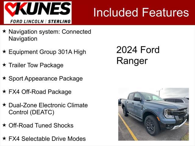 new 2024 Ford Ranger car, priced at $43,701