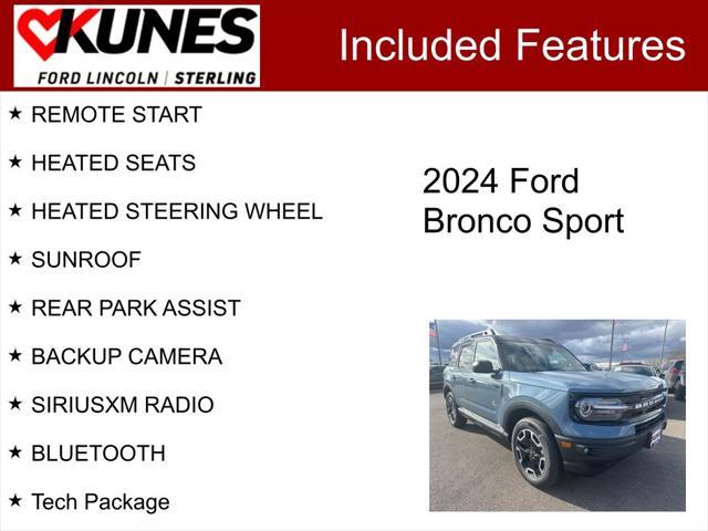 new 2024 Ford Bronco Sport car, priced at $35,651