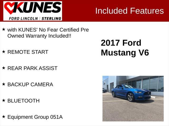 used 2017 Ford Mustang car, priced at $18,537