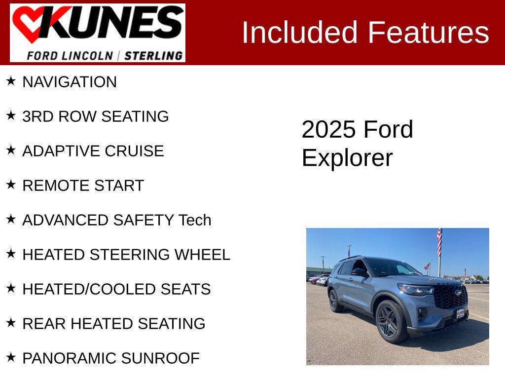 new 2025 Ford Explorer car, priced at $50,637