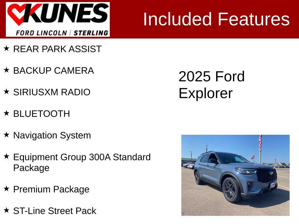 new 2025 Ford Explorer car, priced at $50,637