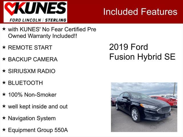 used 2019 Ford Fusion Hybrid car, priced at $16,132