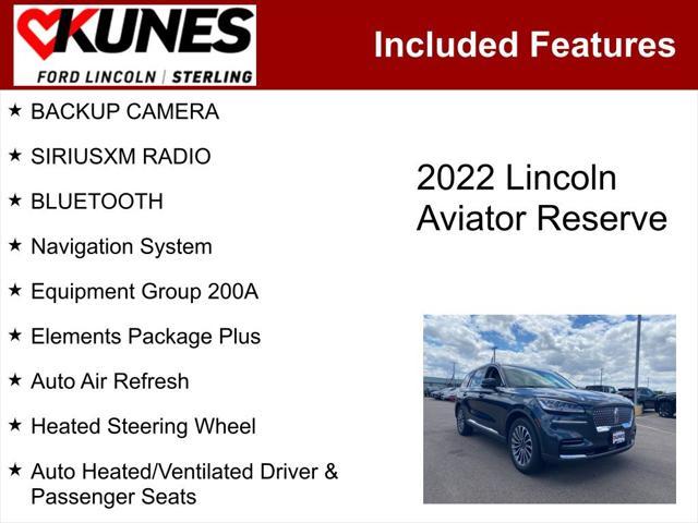 used 2022 Lincoln Aviator car, priced at $38,568