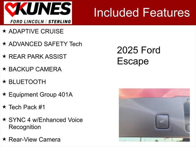 new 2025 Ford Escape car, priced at $36,550