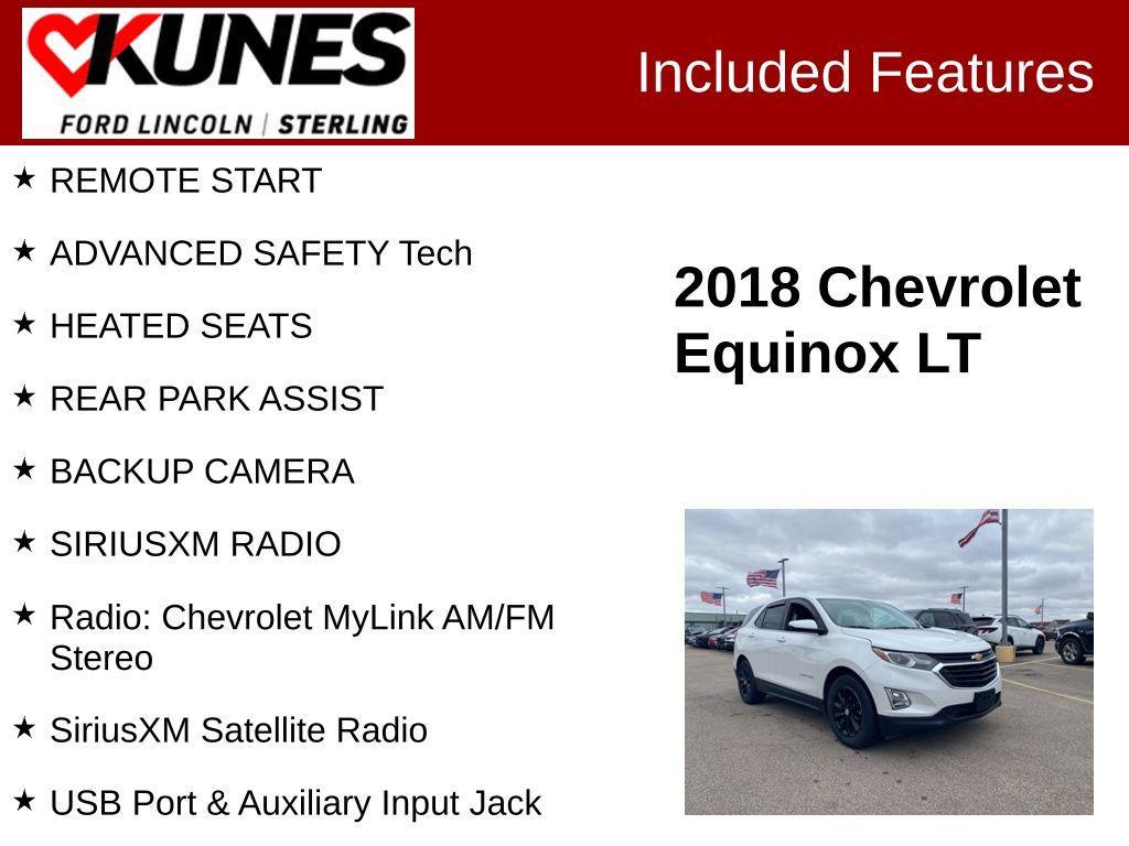 used 2018 Chevrolet Equinox car, priced at $13,097