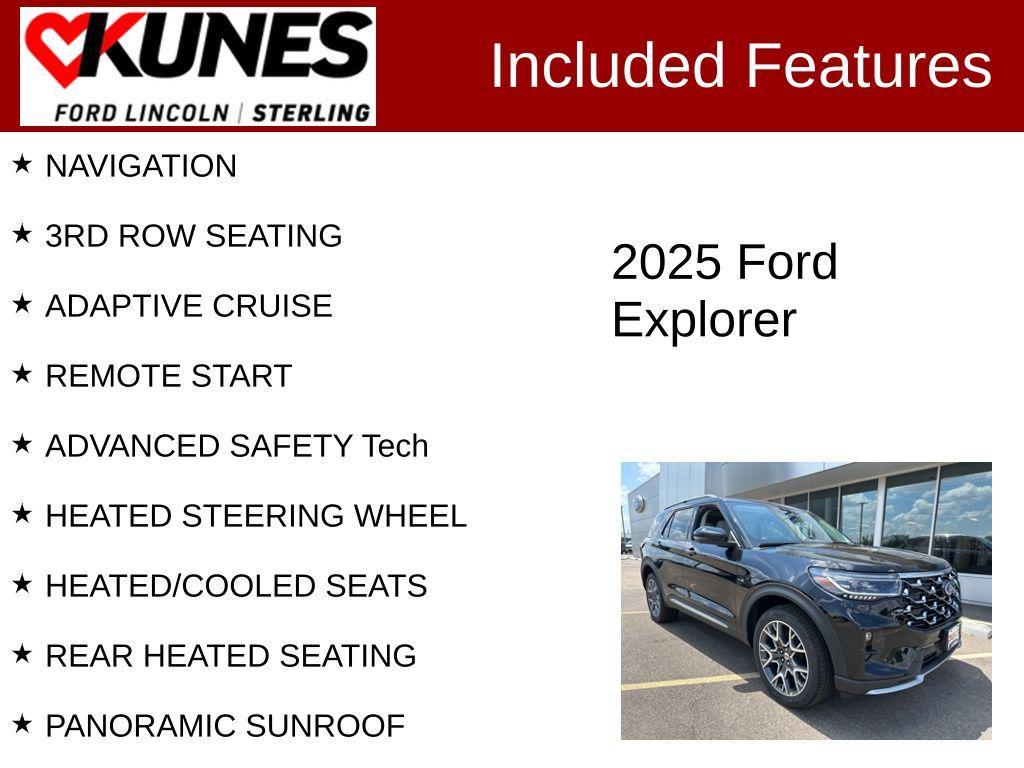 new 2025 Ford Explorer car, priced at $56,710