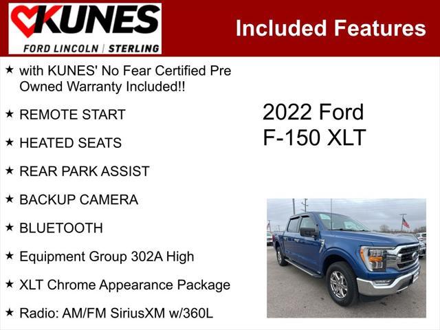 used 2022 Ford F-150 car, priced at $42,989