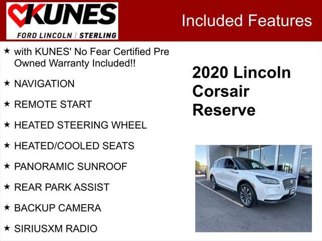 used 2020 Lincoln Corsair car, priced at $26,595