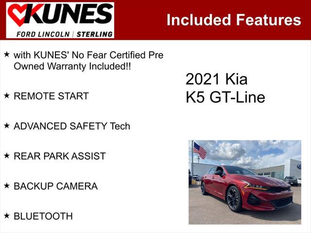 used 2021 Kia K5 car, priced at $20,995