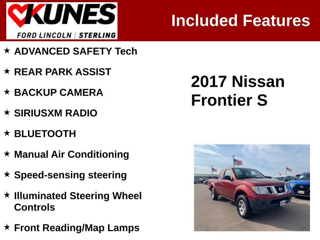 used 2017 Nissan Frontier car, priced at $10,999