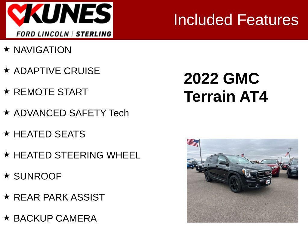 used 2022 GMC Terrain car, priced at $22,636