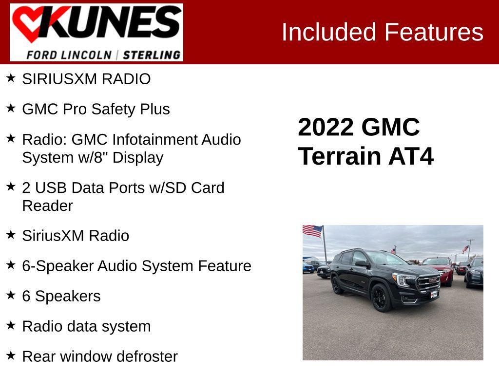 used 2022 GMC Terrain car, priced at $22,636