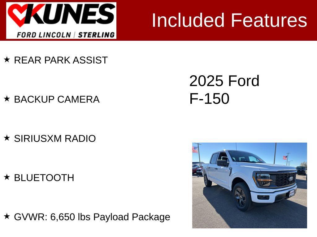 new 2025 Ford F-150 car, priced at $50,580