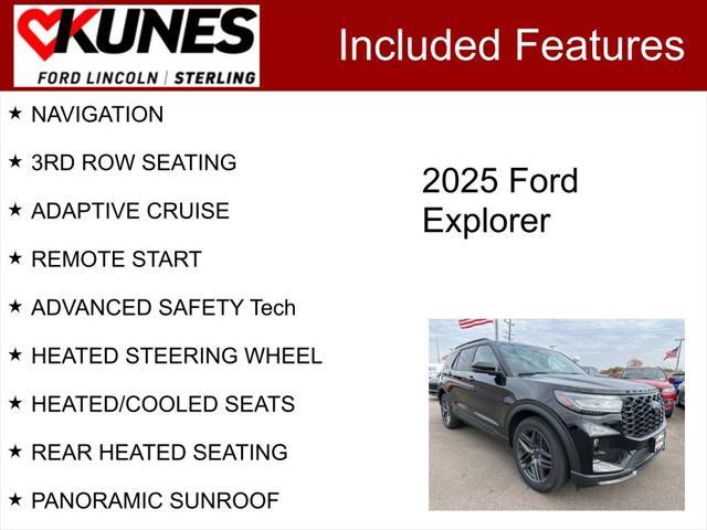 new 2025 Ford Explorer car, priced at $57,817