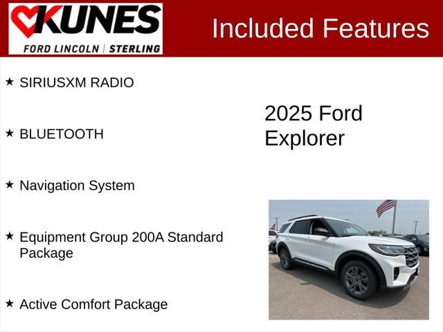 new 2025 Ford Explorer car, priced at $46,172