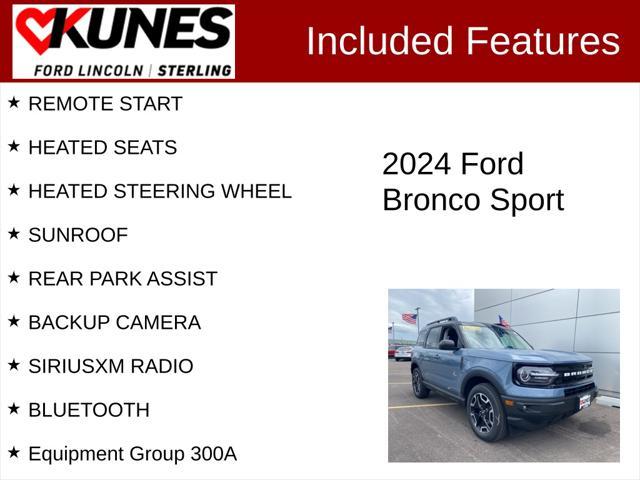 new 2024 Ford Bronco Sport car, priced at $36,807