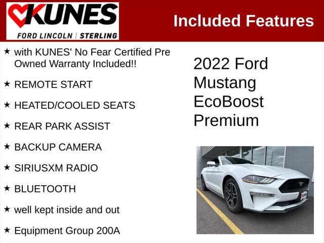 used 2022 Ford Mustang car, priced at $22,995