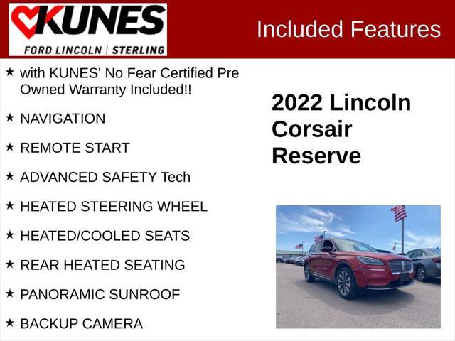 used 2022 Lincoln Corsair car, priced at $32,872