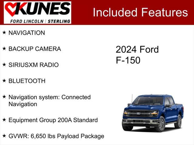 new 2024 Ford F-150 car, priced at $43,655