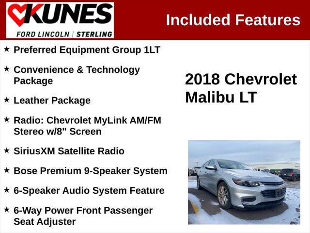 used 2018 Chevrolet Malibu car, priced at $11,287