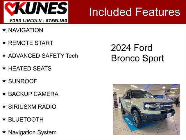 new 2024 Ford Bronco Sport car, priced at $40,649